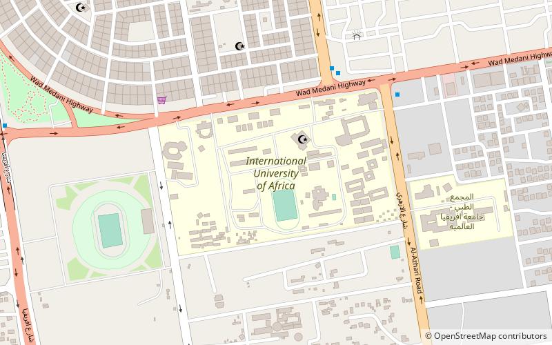 Internationale Universität Afrikas location map