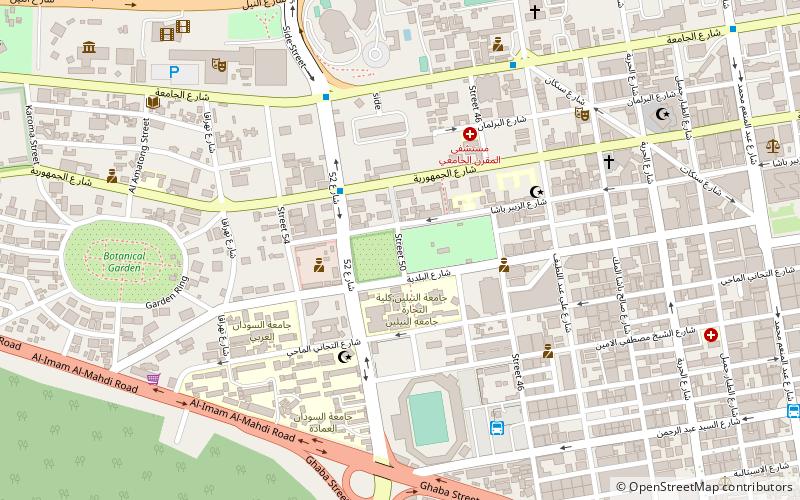 neelain university jartum location map