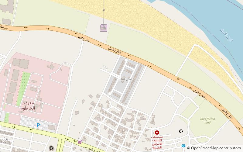 Sudan Presidential Palace Museum location map