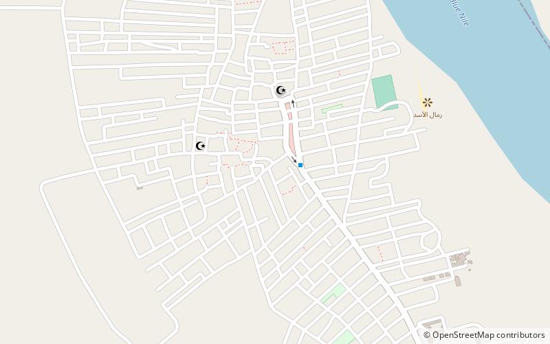 tuti insel khartum location map