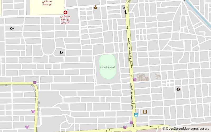 almourada stadium khartum location map