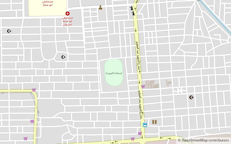 Omdurman sports stadium location map
