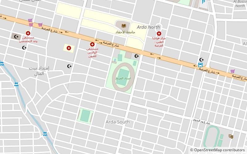 al merreikh stadium khartoum location map
