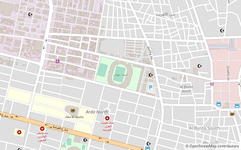 stadion al hilal chartum location map