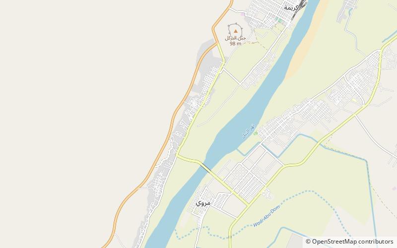 hillat al arab merowe location map