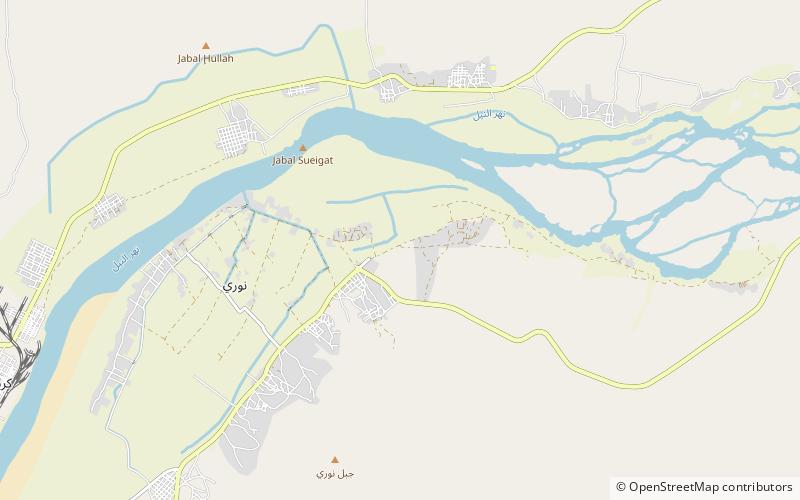 Pyramiden von Nuri location map