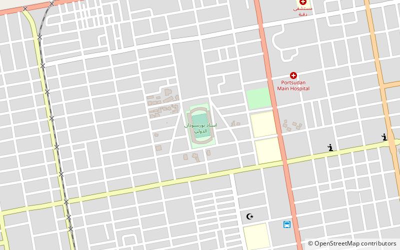 Estadio de Puerto Sudán location map