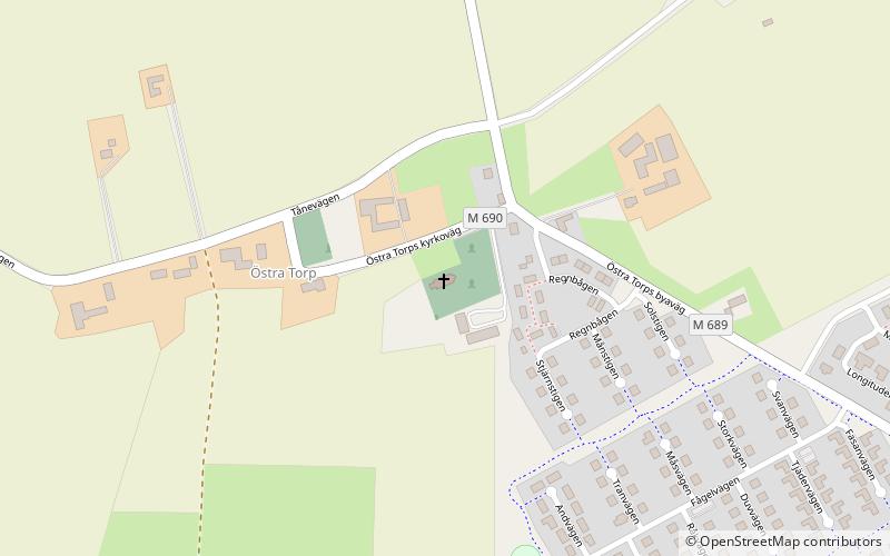 Östra Torps kyrka location map