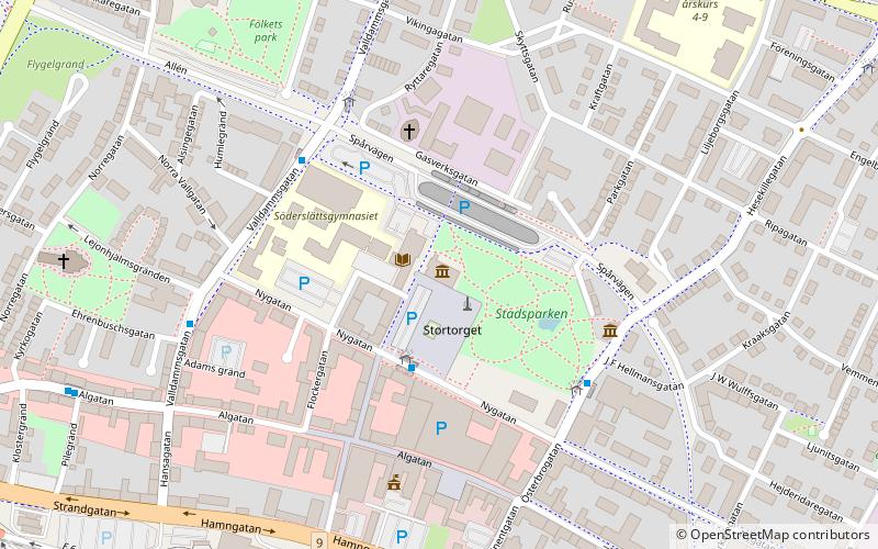 Trelleborgs museum location map
