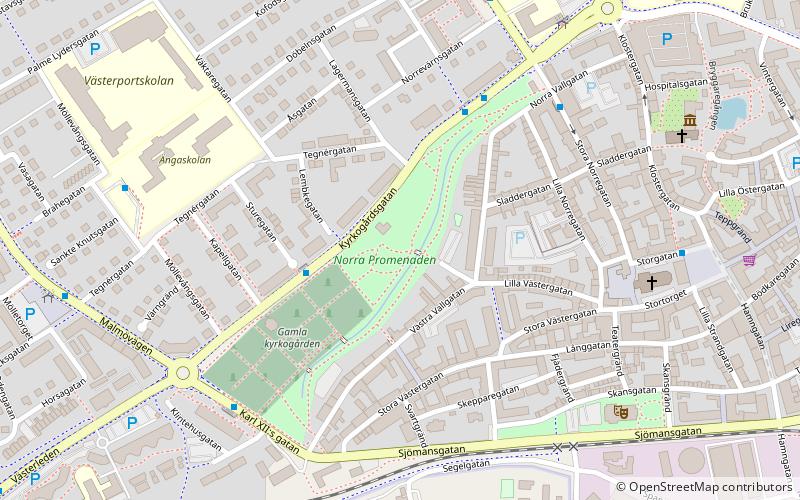 Västra Promenaden location map