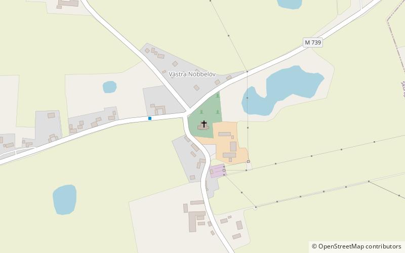 Västra Nöbbelövs kyrka location map