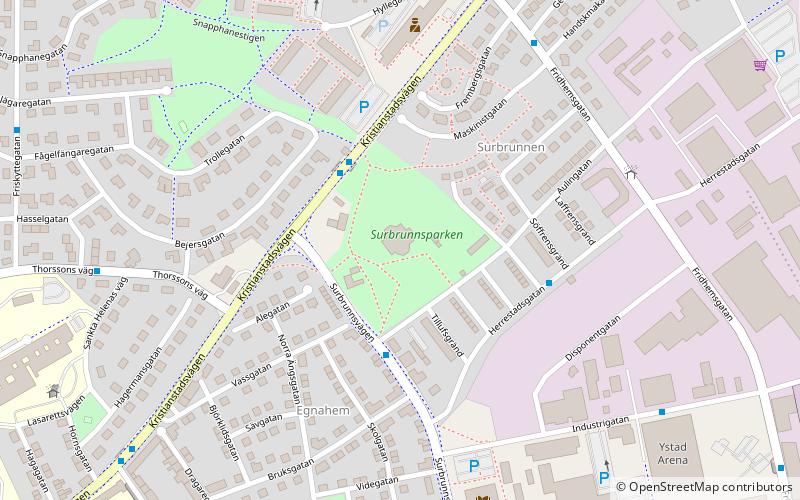 Surbrunnsparken location map
