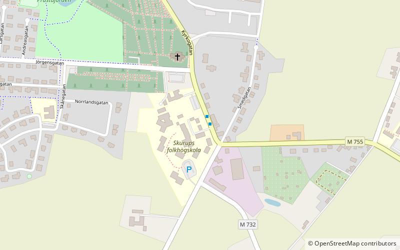 Skurups folkhögskola location map
