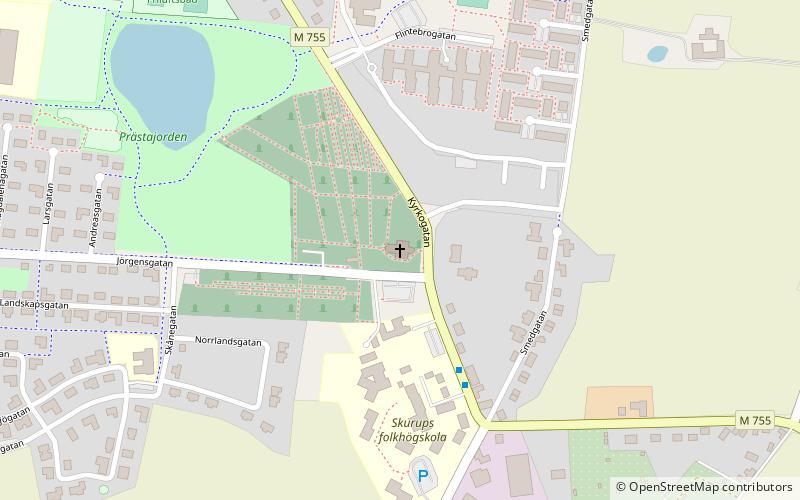 Skurups kyrka location map