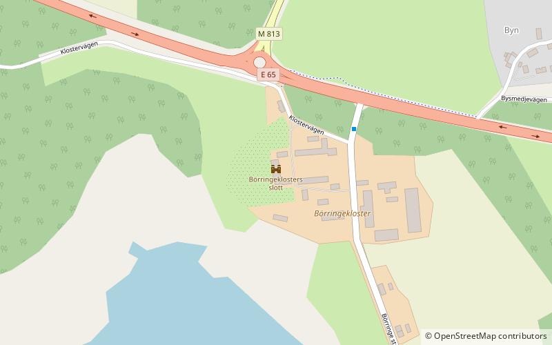 Börringeklosters slott location map