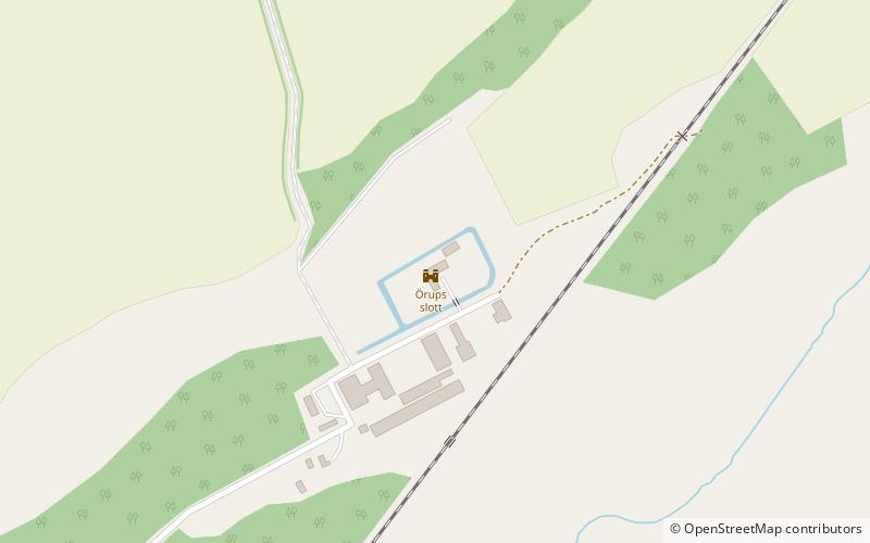 Örup Castle location map