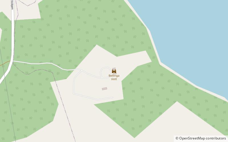 Bellinga Castle location map