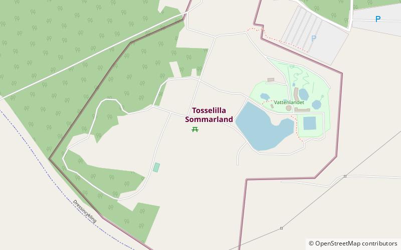 Tosselilla Summer Park location map