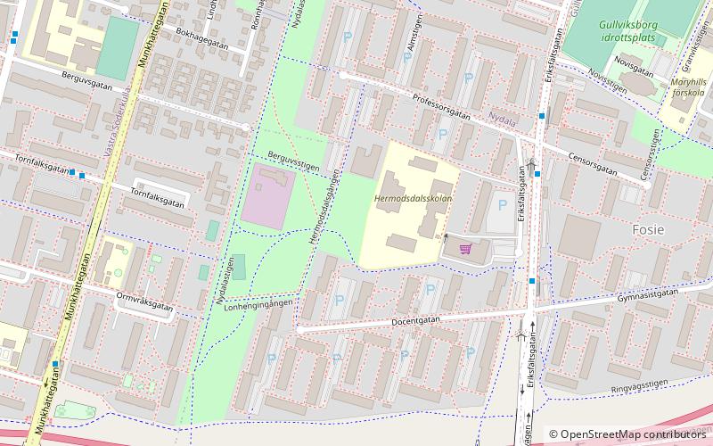 Hermodsdal location map