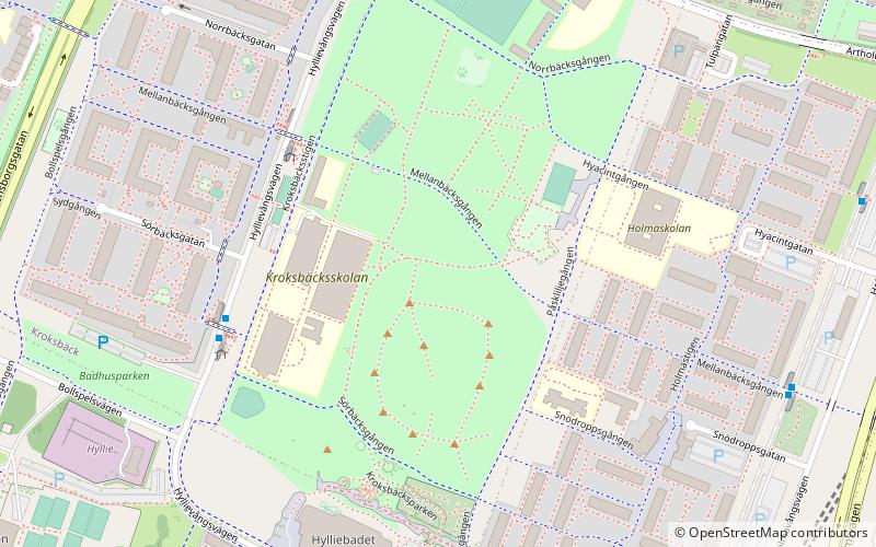 Kroksbäcksparken location map