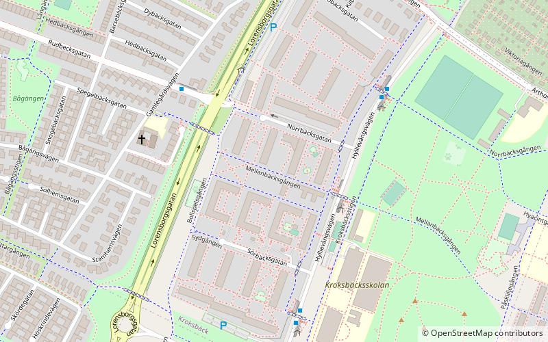 Kroksbäck location map