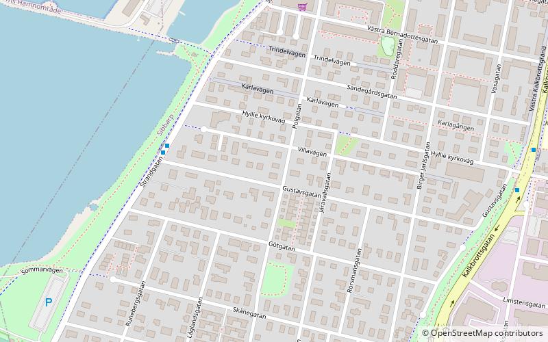 Limhamn location map