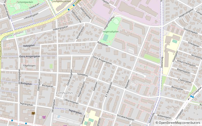 Gamla Limhamn location map
