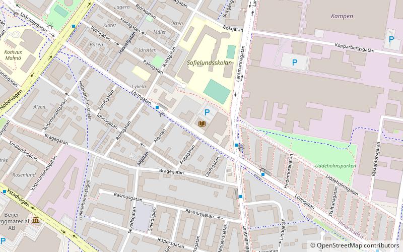 Stadsdelsbiblioteket Garaget location map