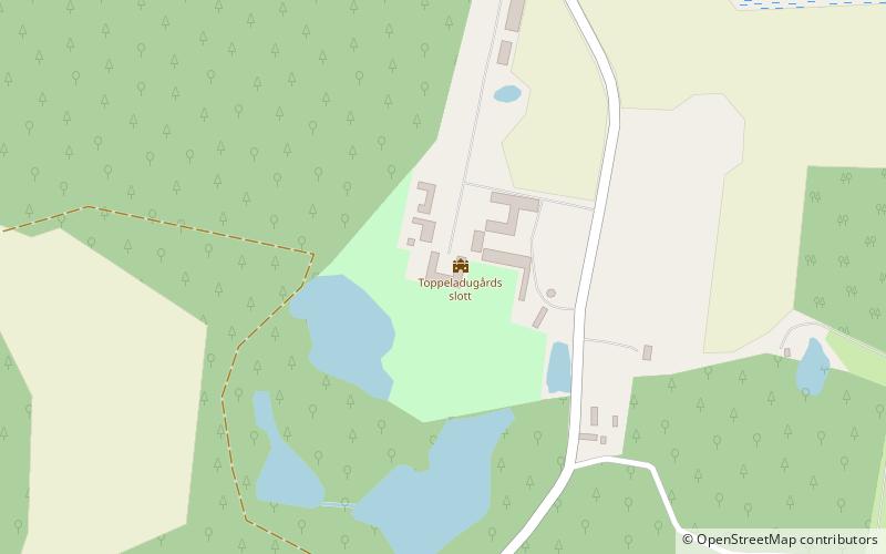 Toppeladugård Castle location map