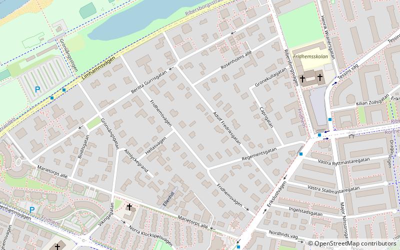 Fridhem location map