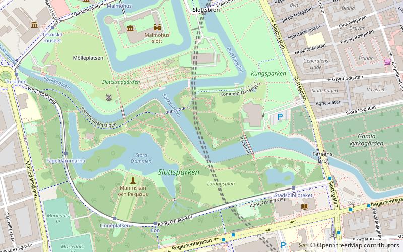 Slottsparken location map