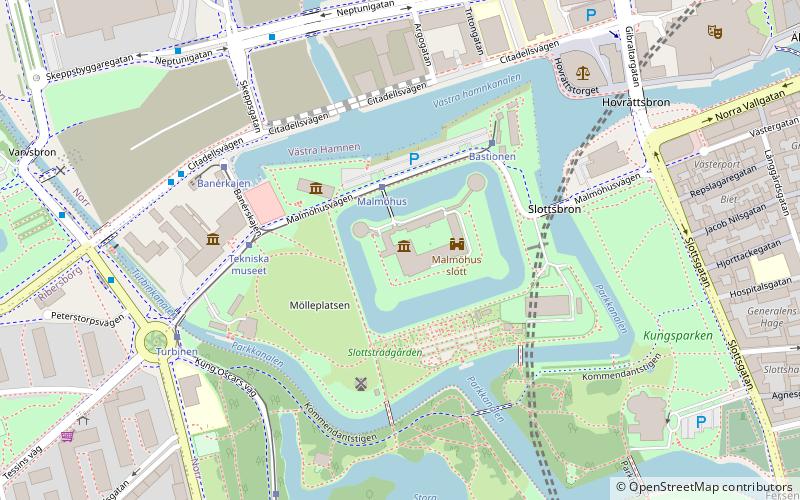 Malmö Art Museum location map