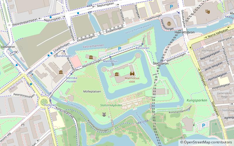 malmo museer location map