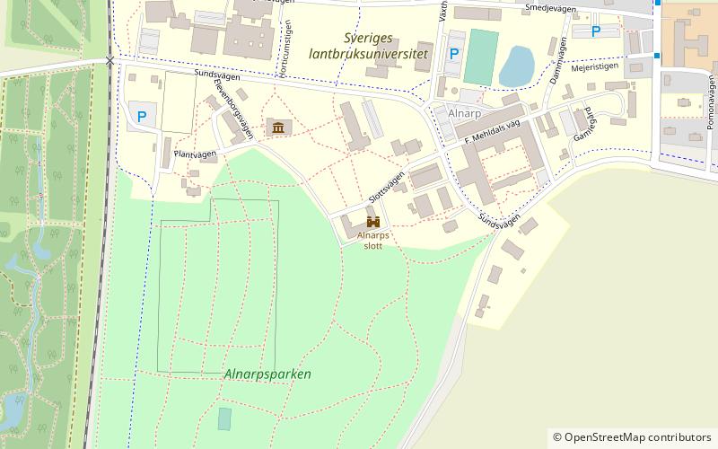Alnarp Castle location map