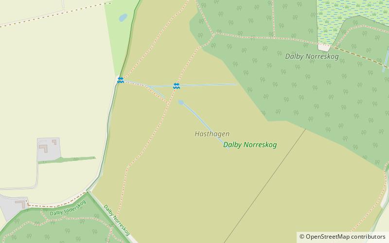 Dalby Norreskog location map