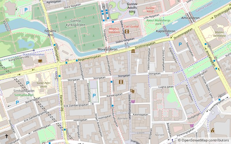 Innerstaden location map