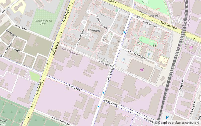 Norra Sorgenfri location map