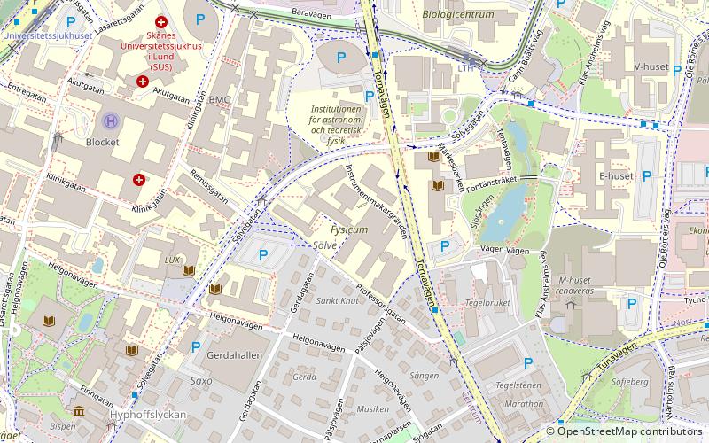 Fysicum location map