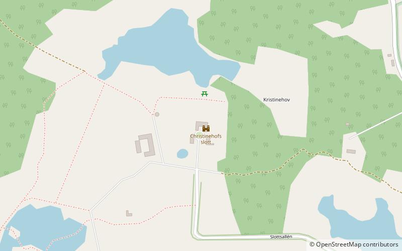 Christinehofs slott location map