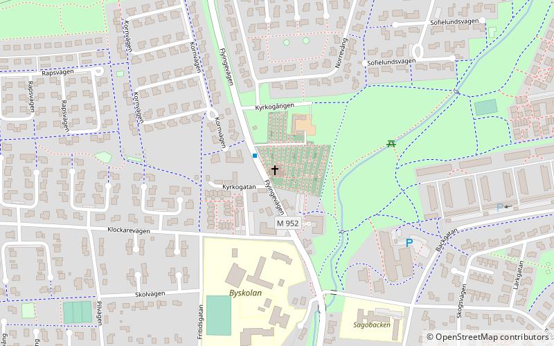 Södra Sandby kyrka location map