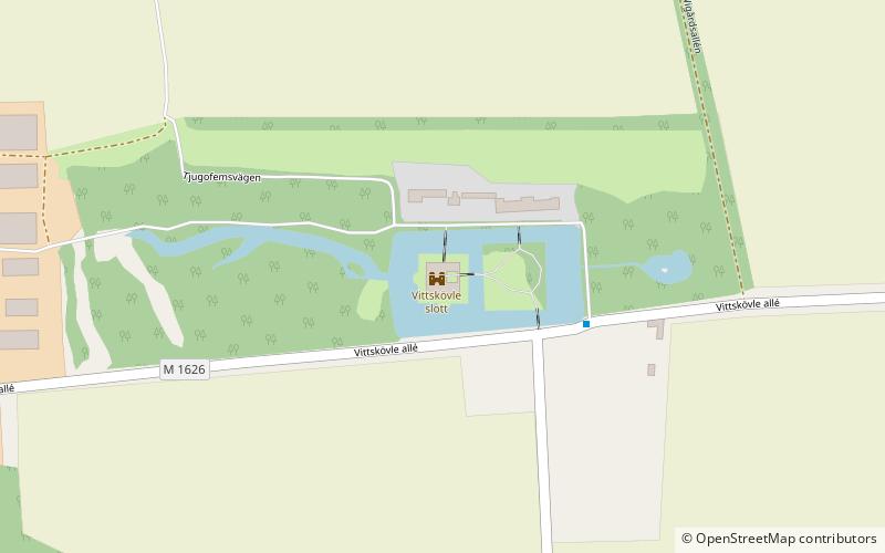 Vittskövle Castle location map