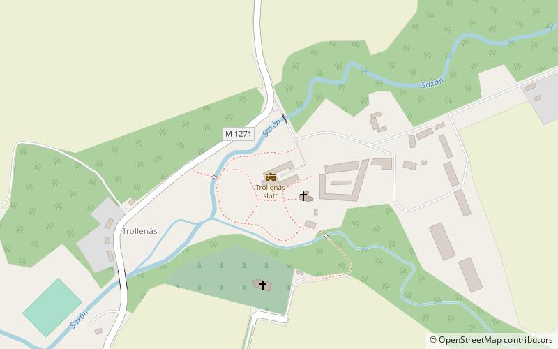 Trollenäs Castle location map