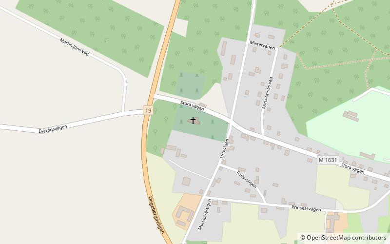 Everöd Church location map