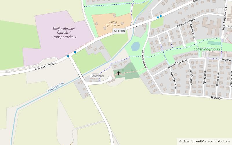 Felestad Church location map