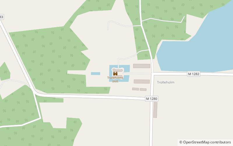 Trolleholms slott location map