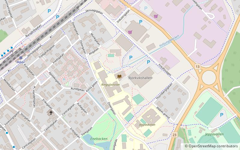 Höörs bibliotek location map