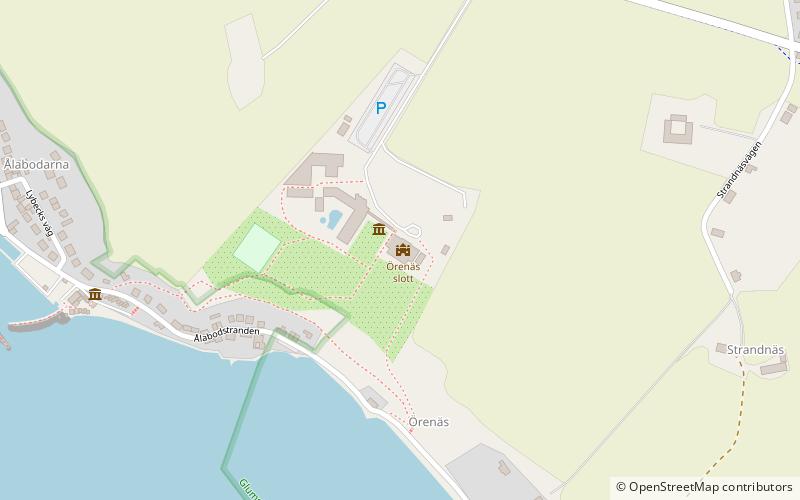 Örenäs Castle location map