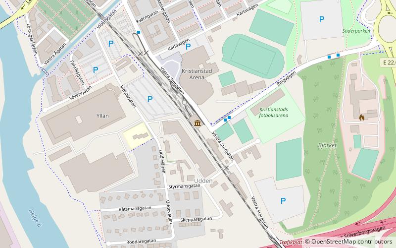 Kristianstad's Railway Museum location map