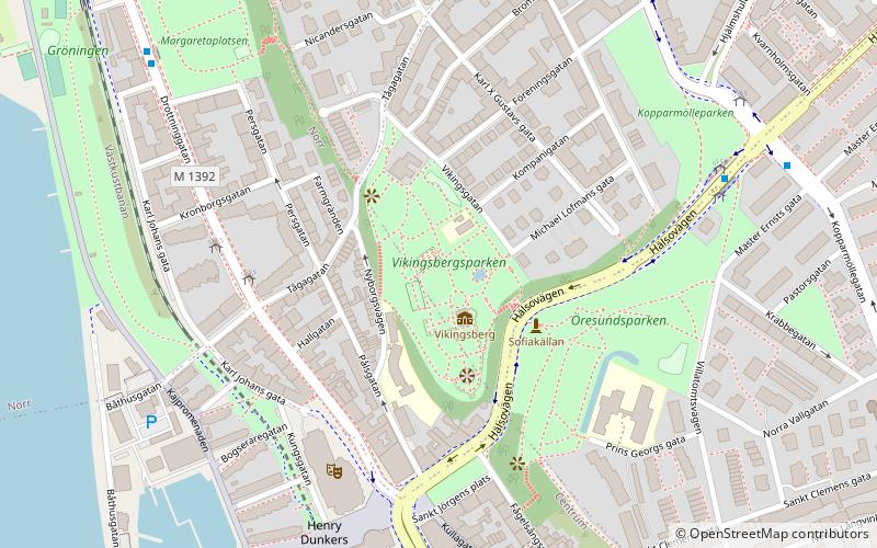 Vikingsbergsparken location map