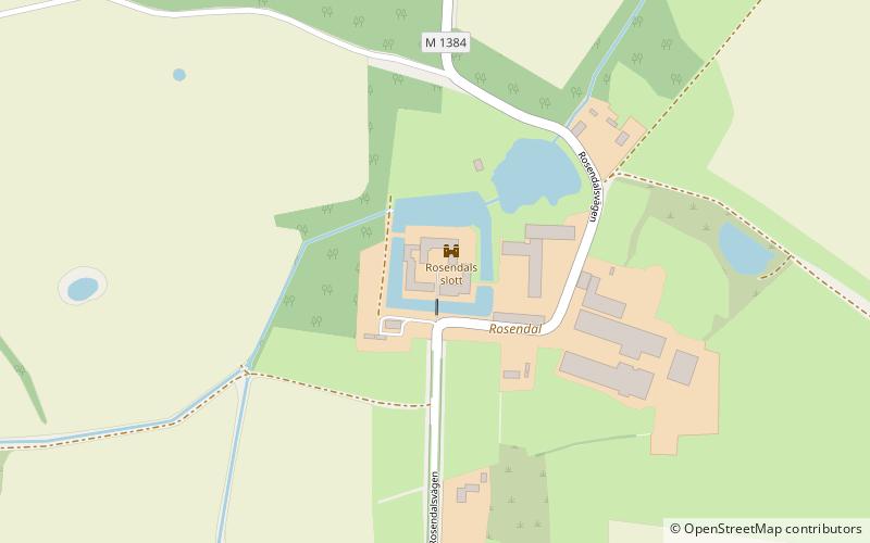 Rosendal Castle location map